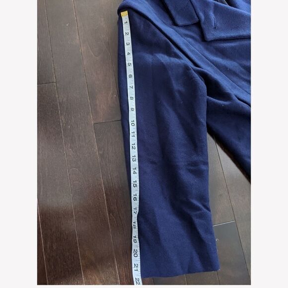 Vintage Navy wool double breasted coat - Picture 14 of 16